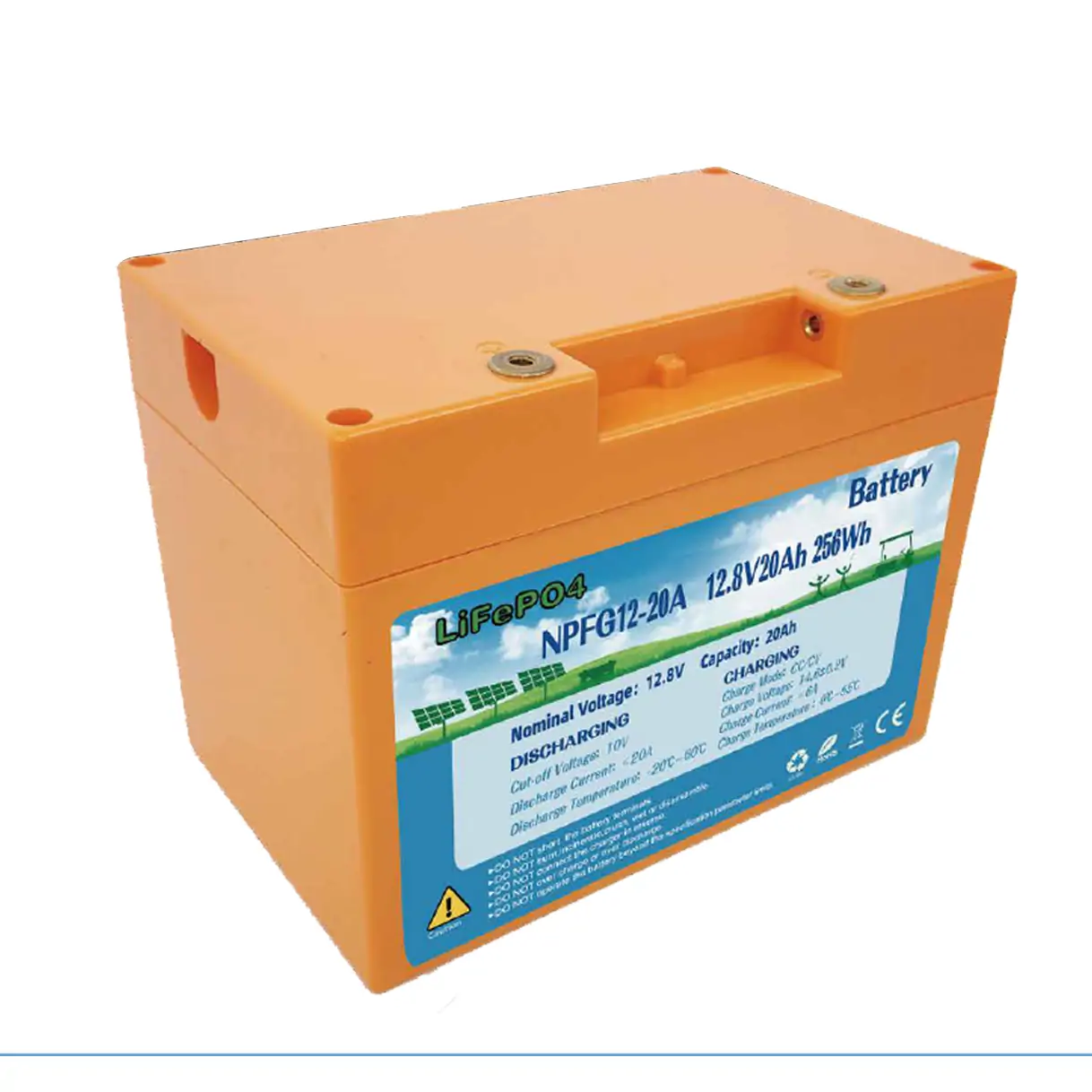 NPFG12-20A 12.8V 20Ah LiFePO4 Battery