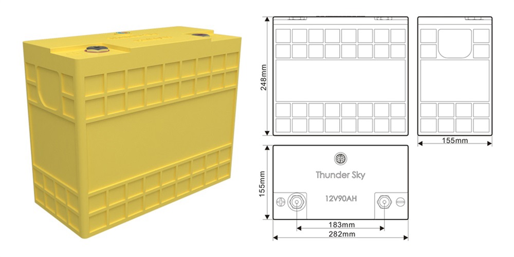 Details Of 12V 90Ah LiFePO4 Battery