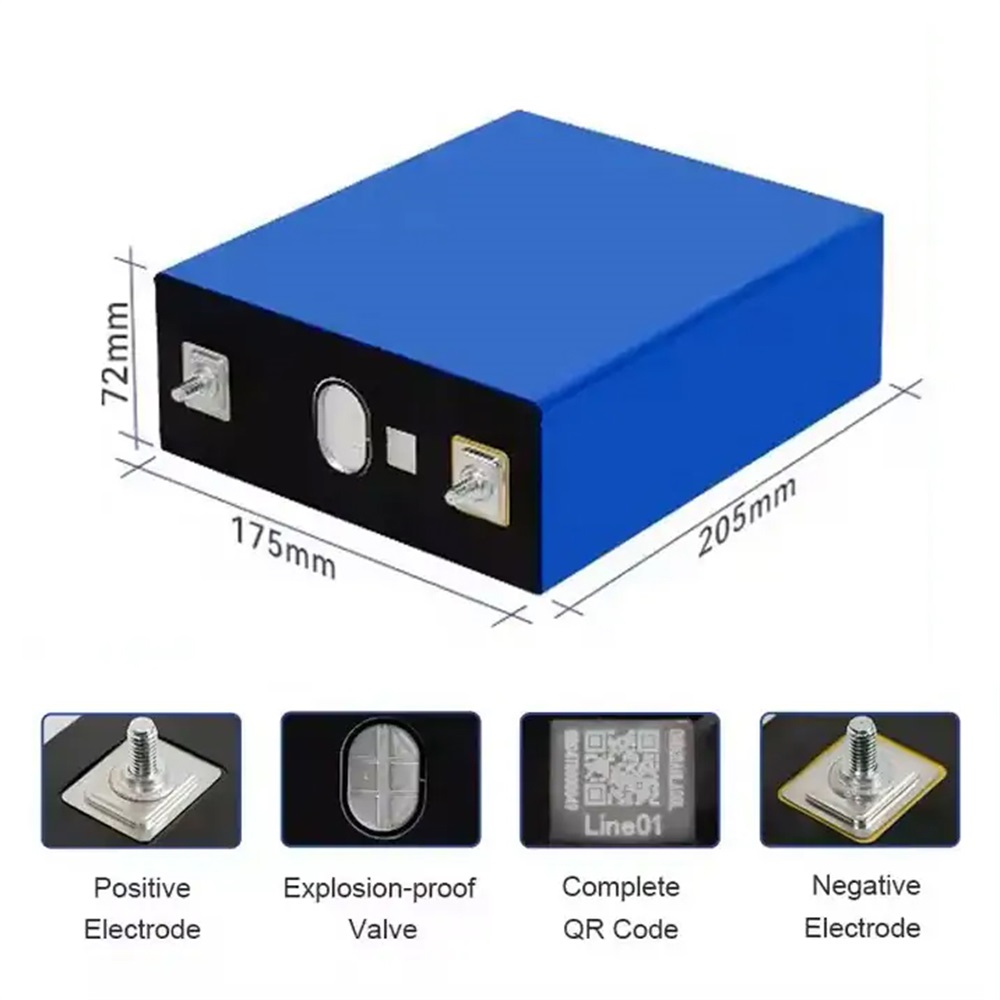 3.2V LiFePO4 320Ah Battery Prismatic Cell