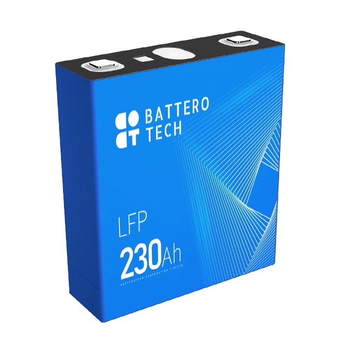 3.2V PC-0B1-54174L4-AF 230Ah Prismatic Rechargeable LiFePO4 Battery Cell