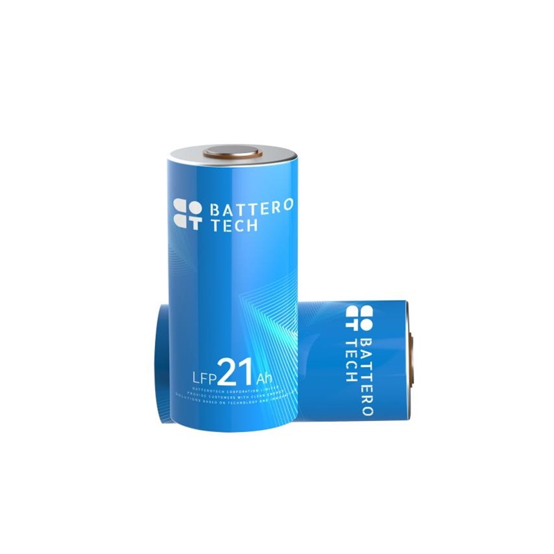 3.2V LiFePO4 Battery 21Ah Cylindrical Cell for Energy Storage