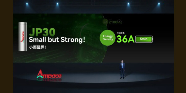 Ampace Unveils JP30 Lithium Battery: Exceeding 18650 Battery Limits, A Game-Changer in Power Density and Efficiency