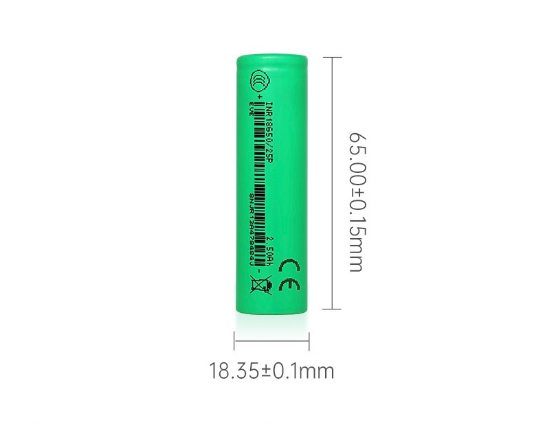 eve 18650/25p 2500mah