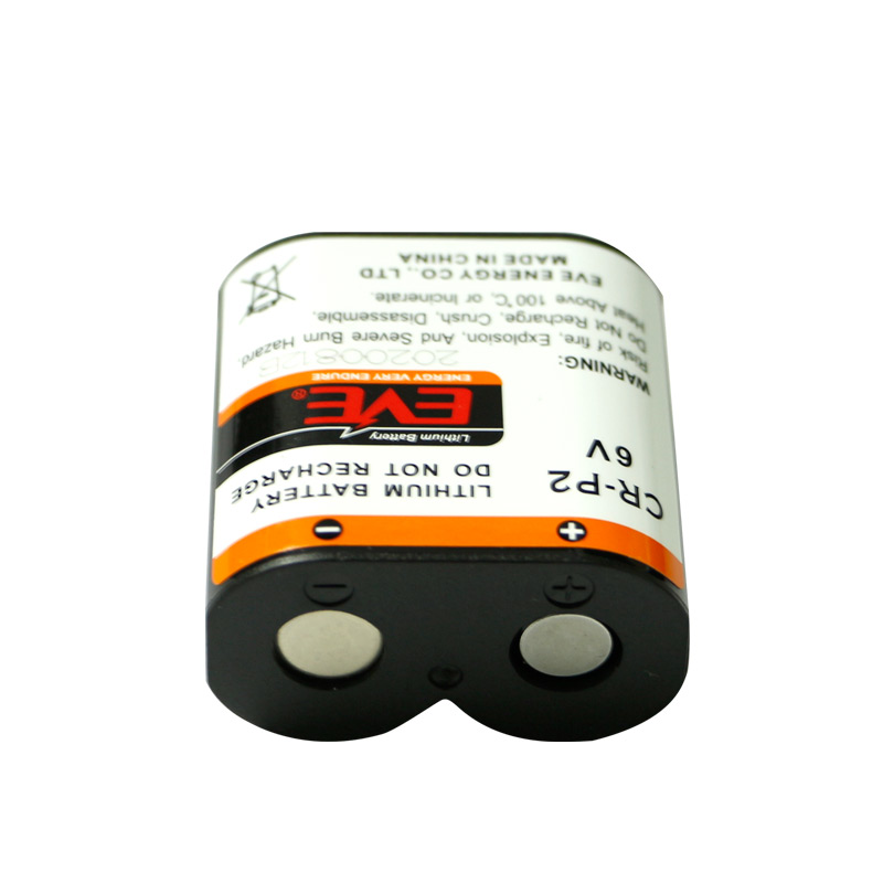 CR-P2 1400mAh Li MnO2 Disposable Lithium CRP2 6V Battery​