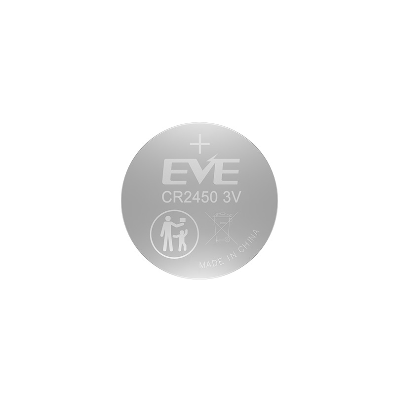 CR2450 Li-MnO2 600mAh 3 Volt Lithium Button Cell Battery