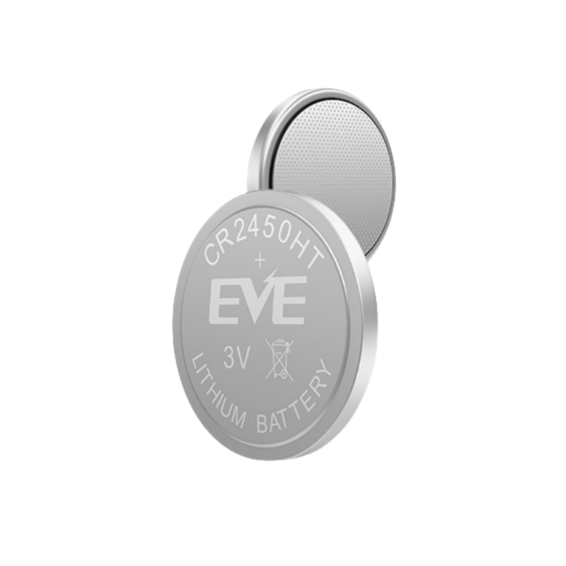 CR2450HT 525Ah Li MnO2 3V Lithium Button Cell Battery with Wide Temperature