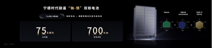 Sodium-Iron Dual-Core Battery