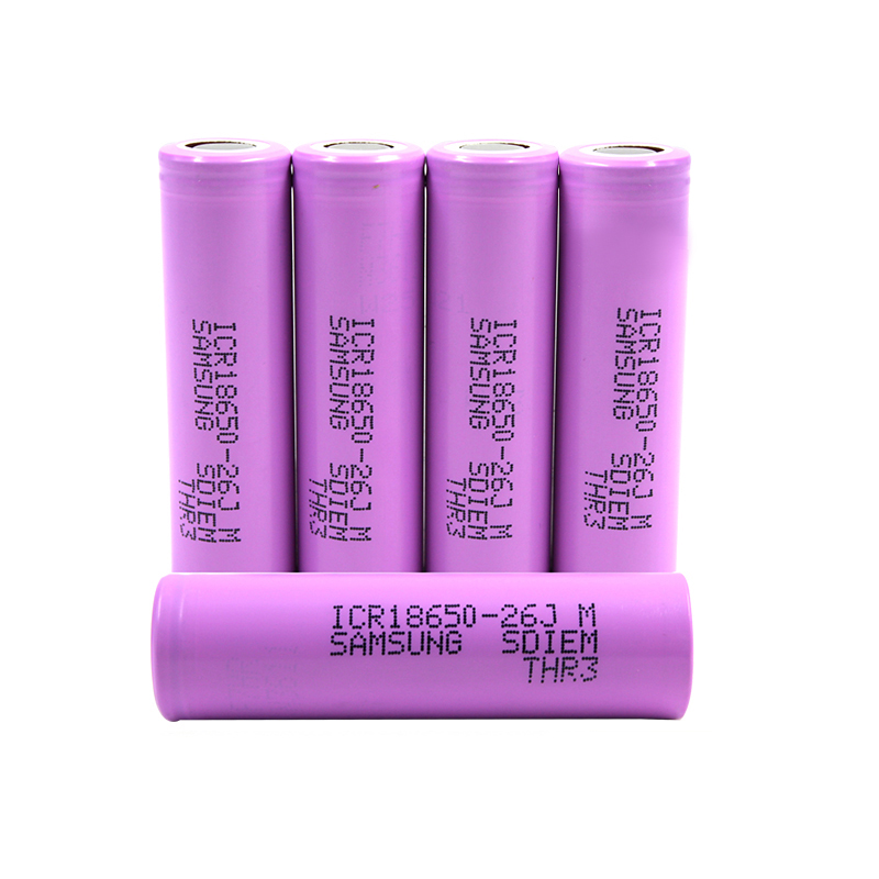 Samsung SDI 2600mah 18650 battery 3.7v rechargeable
