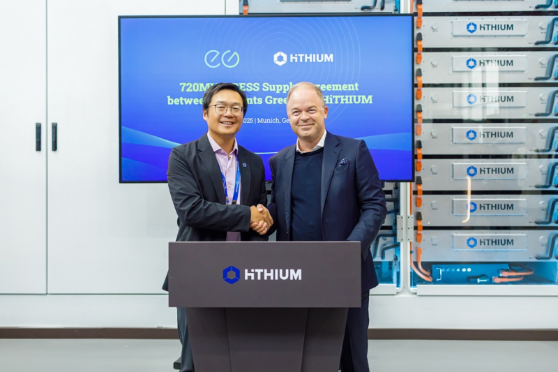 Signing Ceremony of 720MWh BESS Supply Agreement between Elements Green and HiTHIUM