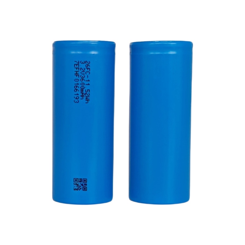 JGNE 3.2V 3600mAh Li Ion 26650​ Rechargeable LiFePO4 Battery Cell